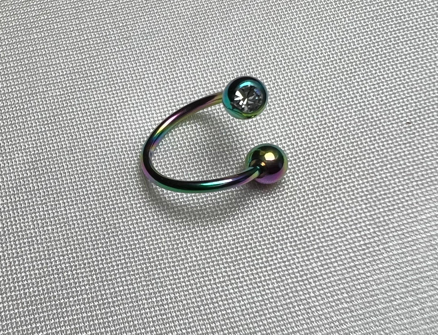 Twists with Press fit Jeweled Balls~LIP~NOSE~ETC